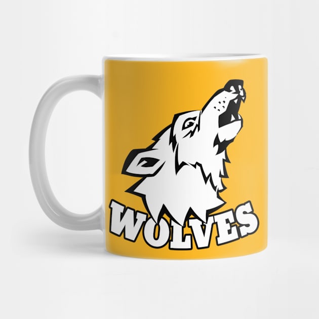 Wolves Mascot by Generic Mascots